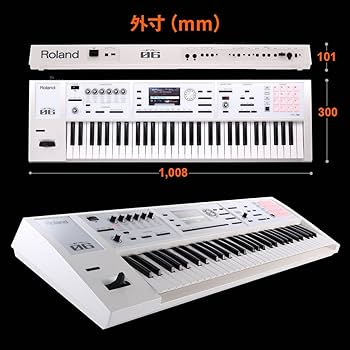 Amazon | Roland FA-06-SC シンセサイザー 限定ホワイト 61鍵盤