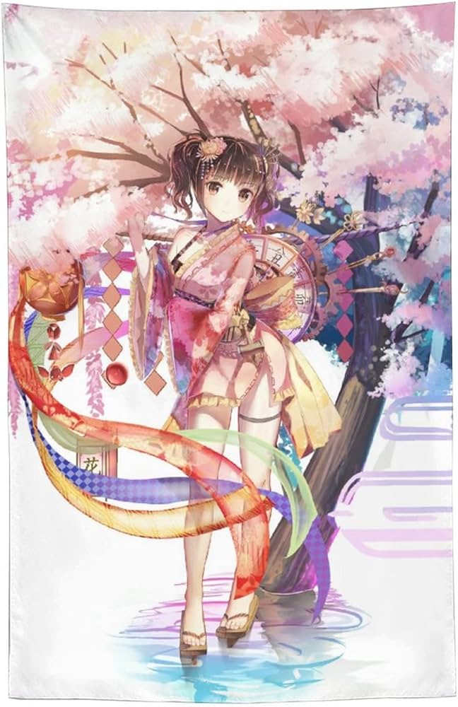 Amazon.co.jp: タペストリー 可愛い キャラクター柄 甲鉄城のカバネリ