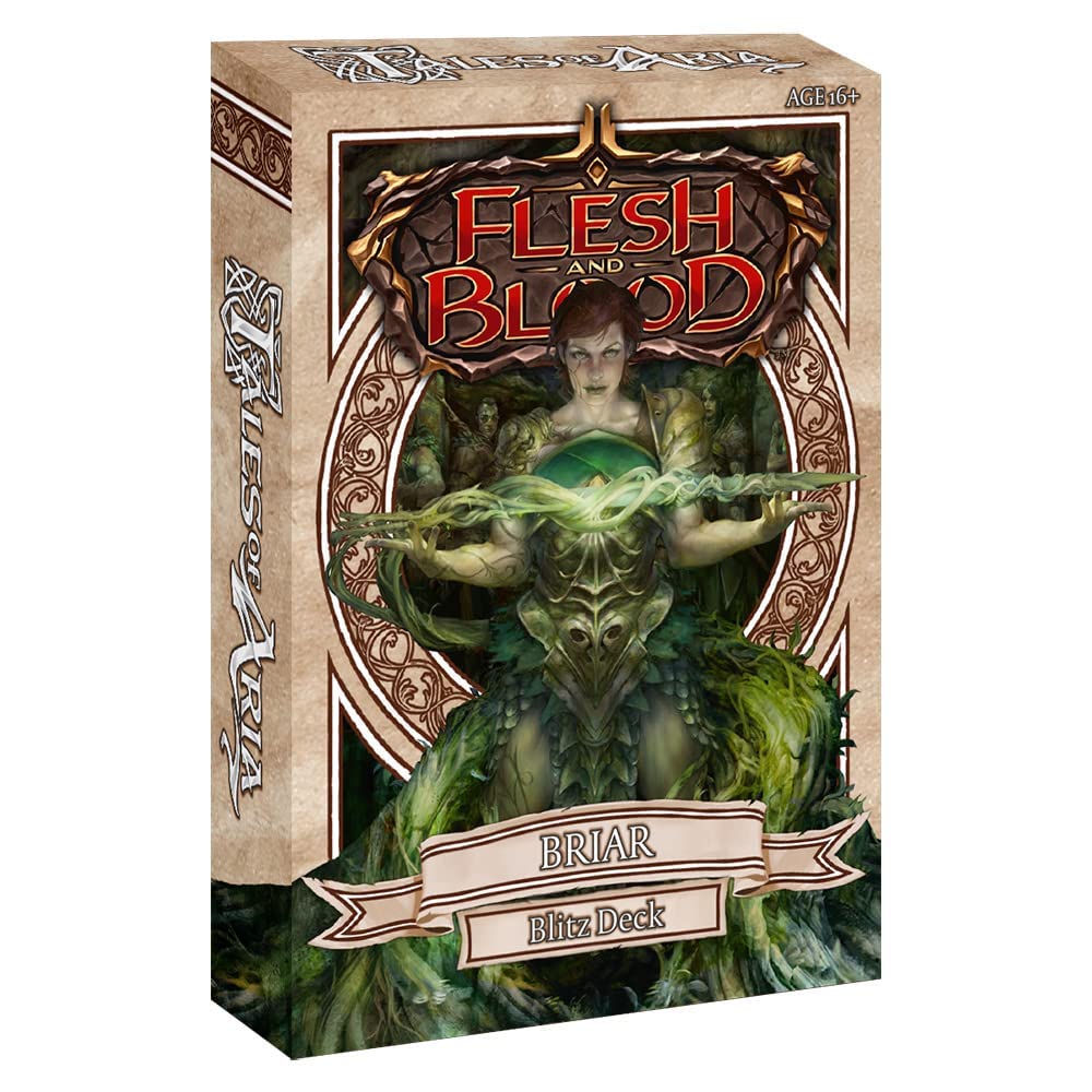Amazon.com: GCC Flesh & Blood TCG: Tales of Aria Blitz Deck (Briar