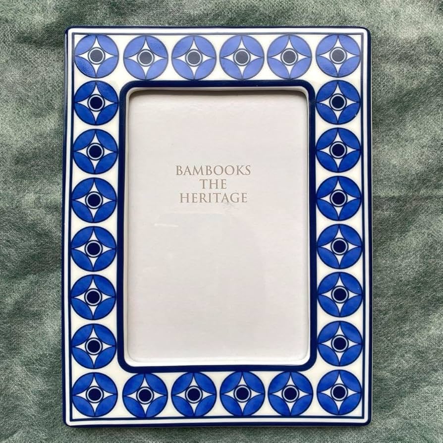 Amazon.co.jp: 陶器 フォトフレーム セラミック 写真立て 額縁