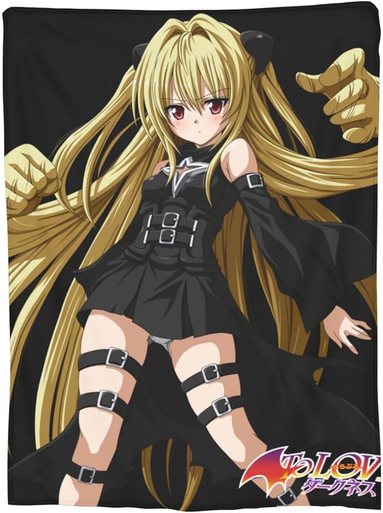 Amazon｜毛布 ブランケット ひざかけ To Loveる 金色の闇 かわいい