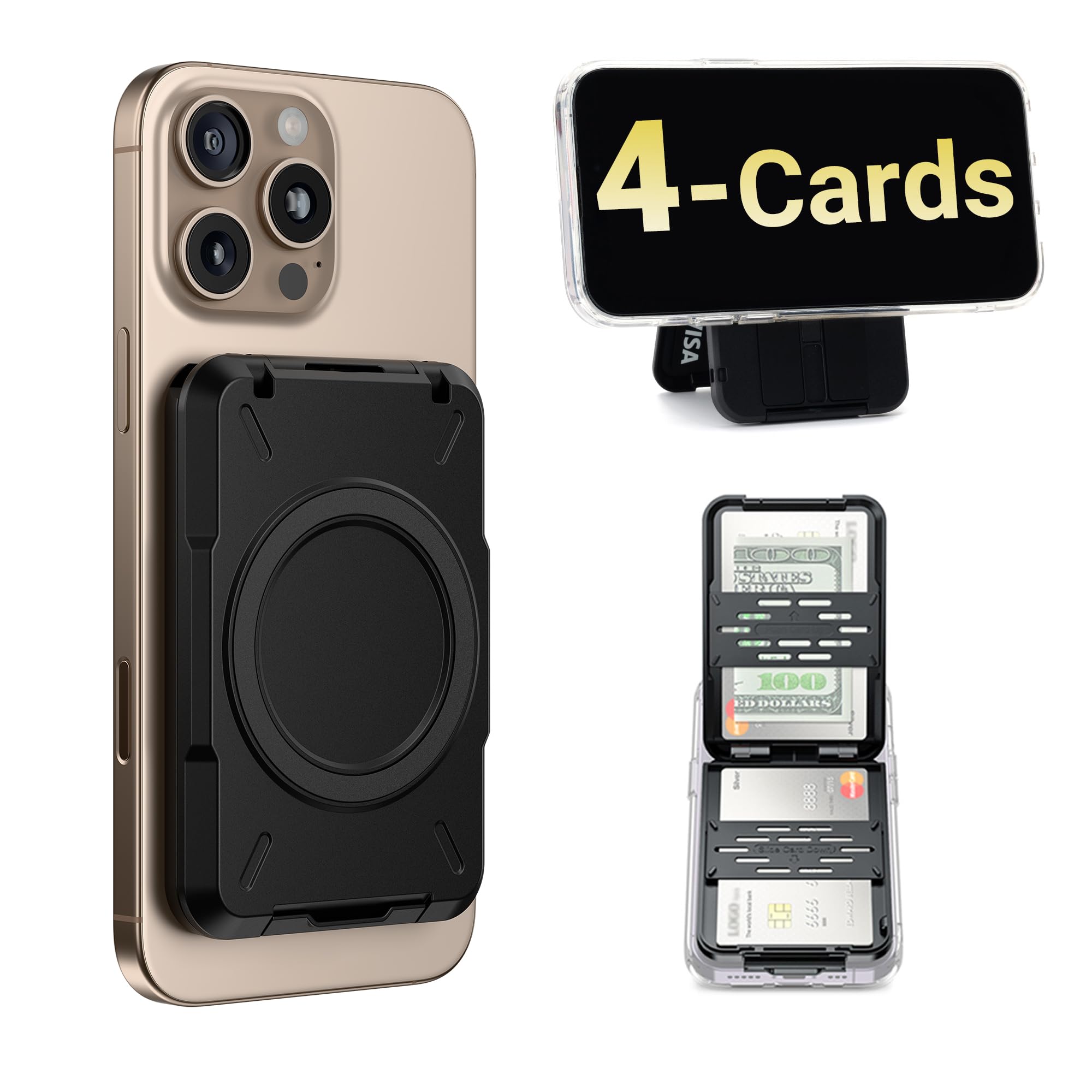 Amazon.com: PROfezzion 2-in-1 for MagSafe Wallet Stand, RFID