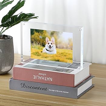 Amazon.com - JUXYES 8.5 x 5.5 Clear Acrylic Business License Frame