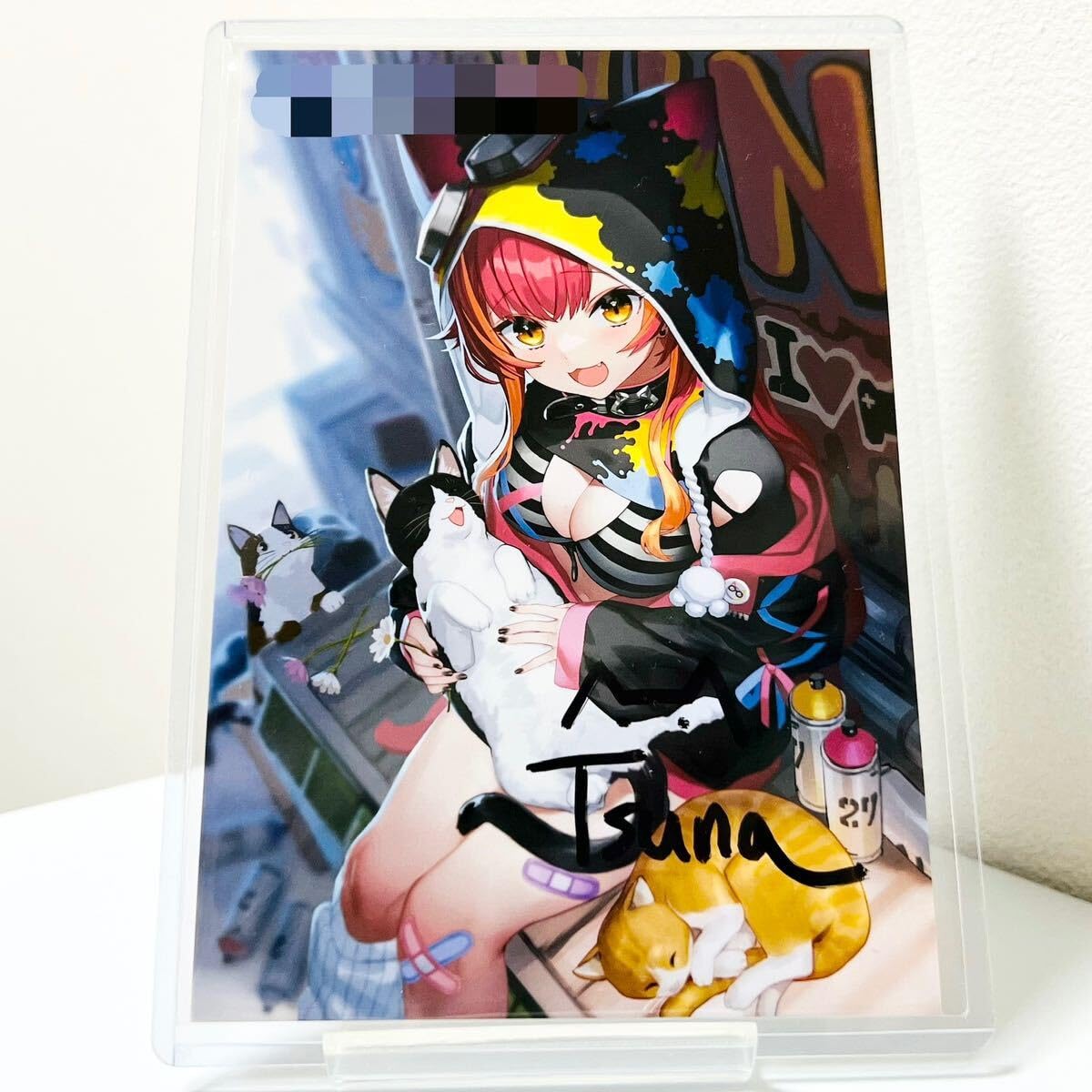 Amazon.co.jp: 猫汰つな 誕生日記念2022 直筆サイン入りポストカード