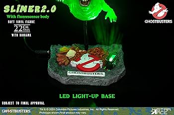 Amazon.com: Ghostbusters: Slimer 2.0 1:8 Scale Soft Vinyl Figure