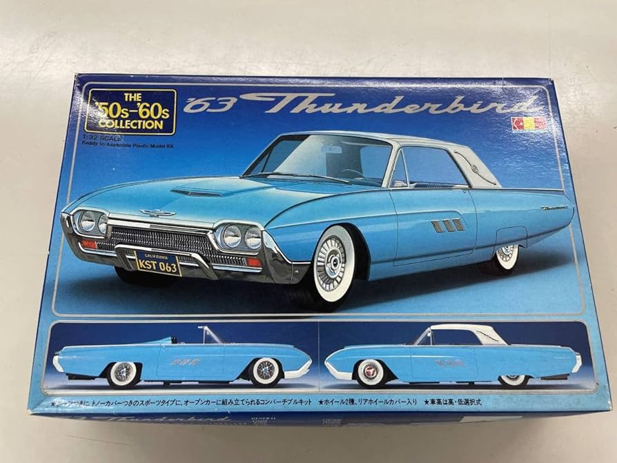 Amazon.co.jp: グンゼ フォード サンダーバード 1963 32分の1 : おもちゃ