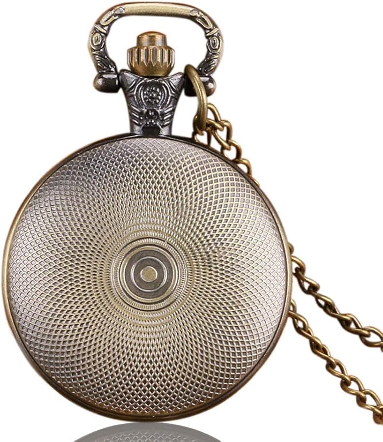 Amazon | スタートレック 懐中時計 Archaize 木製 ブロンズ ローマ数字