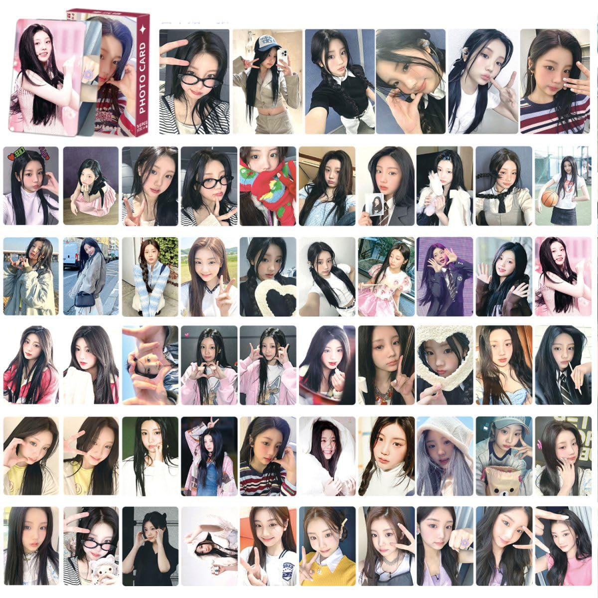 Amazon.co.jp: LOMOカード 韓国ウォンヒ トレカ フォトカードセット 50