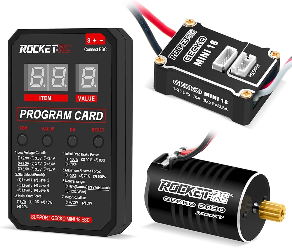 Amazon.co.jp: OGRC MINI 2030 1/18 RCセンサー付きブラシレス