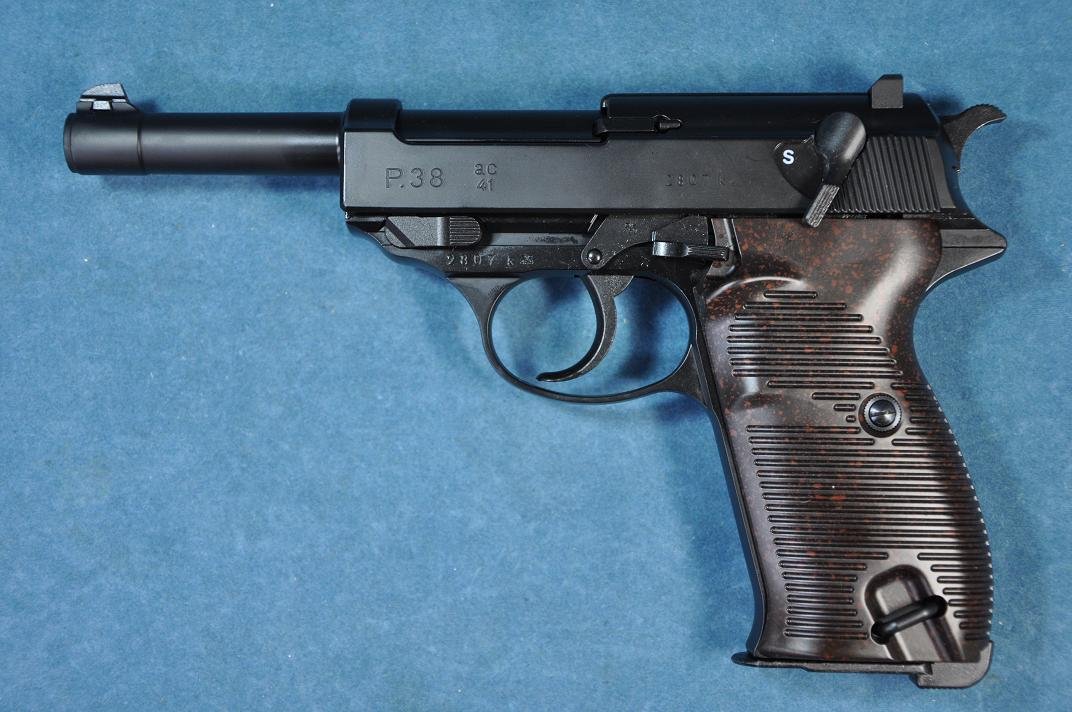 マルゼン製HW樹脂ガスガンワルサーP38アンクルタイプJASG合法品