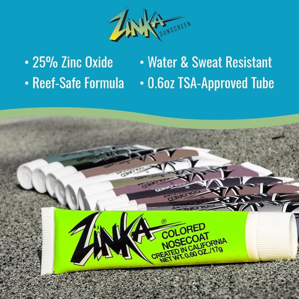 Amazon.com: Zinka Colored Zinc Oxide Sunblock - High Zinc Formula