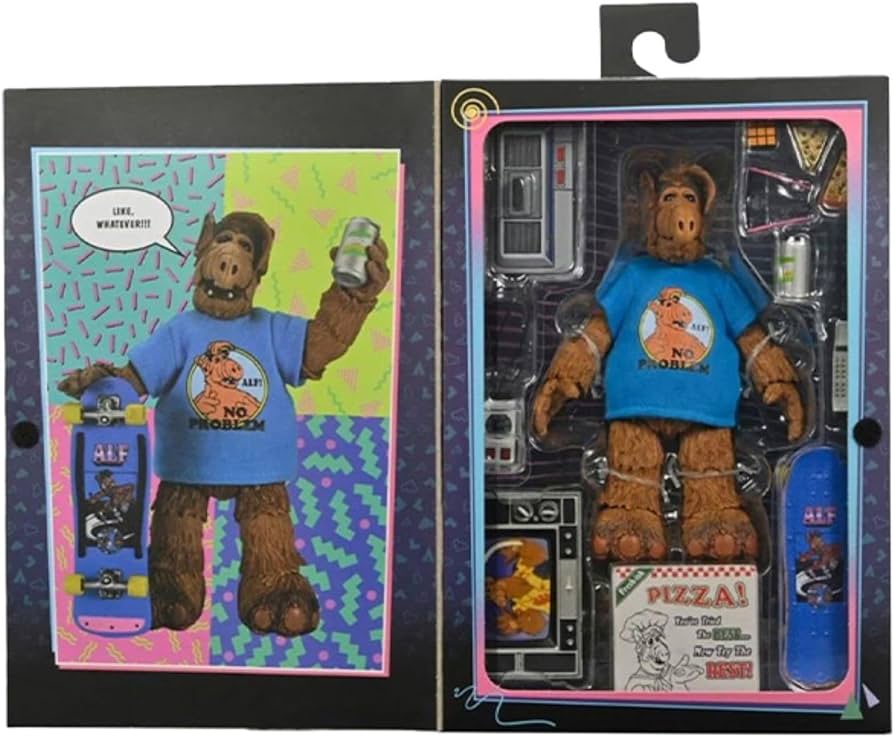 Amazon | ALF アルフ アクションフィギュア 7インチ Totally 80's NECA