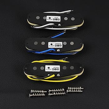 Amazon.co.jp: FLEOR シングルコイル ピックアップ アルニコ 5