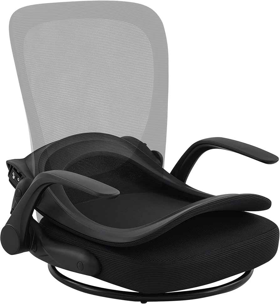 Amazon｜NATURFEN 回転座椅子 腰が痛くならない ひじ掛け付き