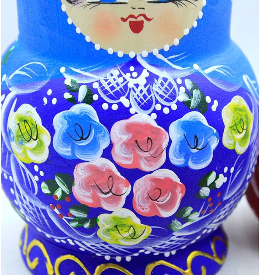 Amazon | マトリョーシカ カラフルな花のための10個のロシアの