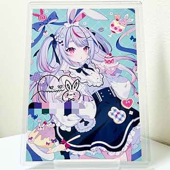 Amazon.co.jp: 兎咲ミミ 活動3周年記念 直筆サイン入りポストカード ぶ