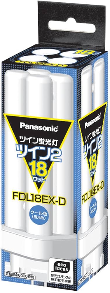 Amazon | パナソニック ツイン蛍光灯 18形 ツイン2 パルックday色