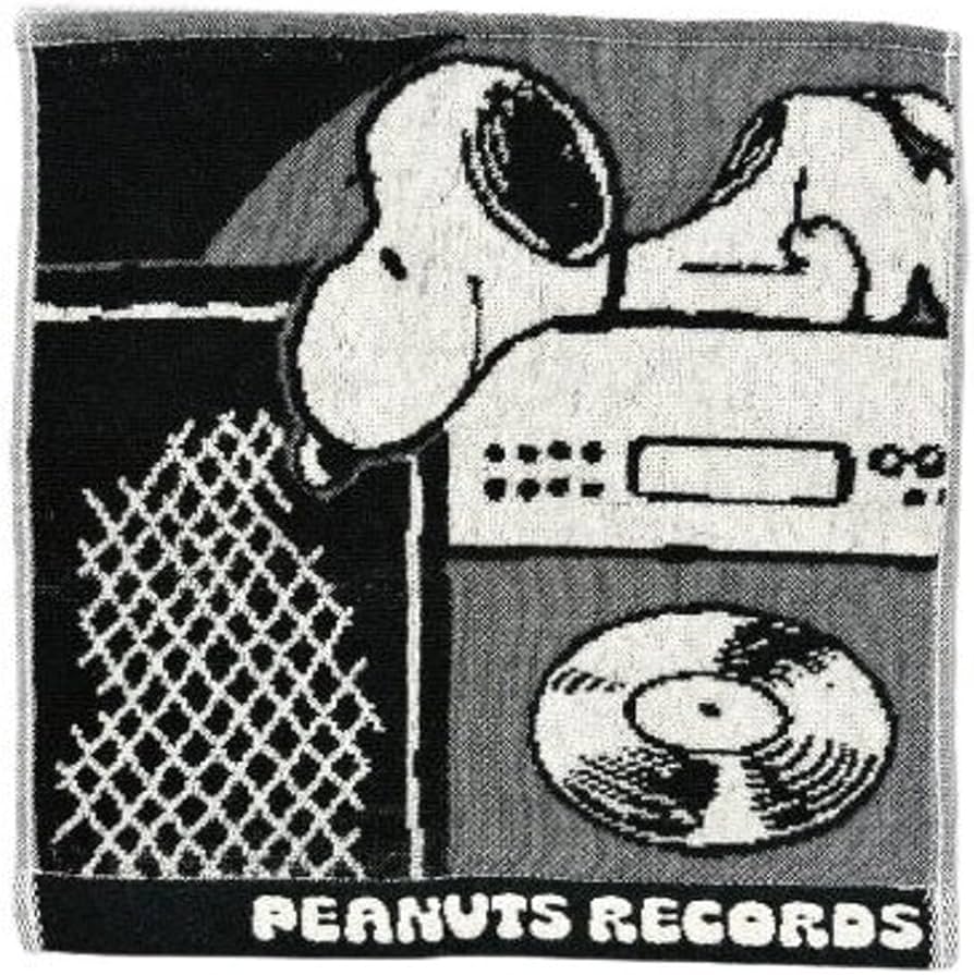 Amazon｜マリモクラフト SNOOPY スヌーピー モノクロミニタオル