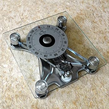 Amazon.co.jp : アナログ体重計、体重計、ガラス透明、健康的な春の