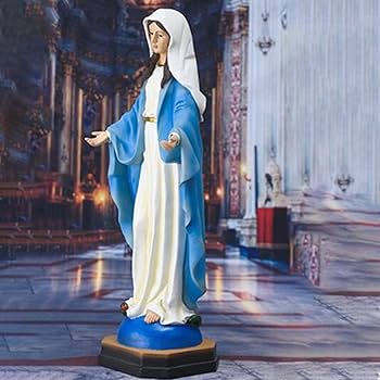 Amazon.co.jp: 樹脂 聖母マリア 像 置物 キリスト教の像 祝福された