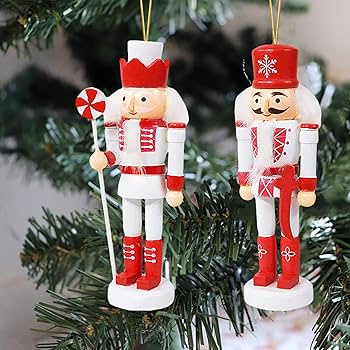 Amazon.co.jp: クリスマス 兵士人形 くるみ割り人形 兵隊 木製