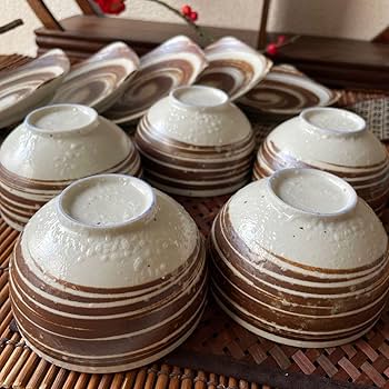 Amazon.co.jp: 綾山窯 和陶器 渦巻き模様プレート小鉢 10点セット 和