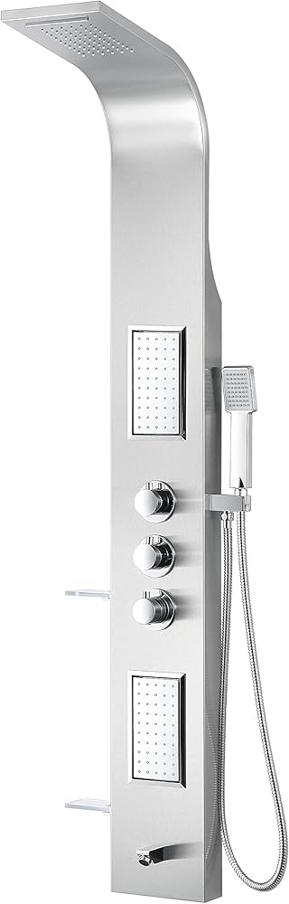 Amazon.com: ANZZI Shower Panel Tower, Field 58 inch Long Turbo