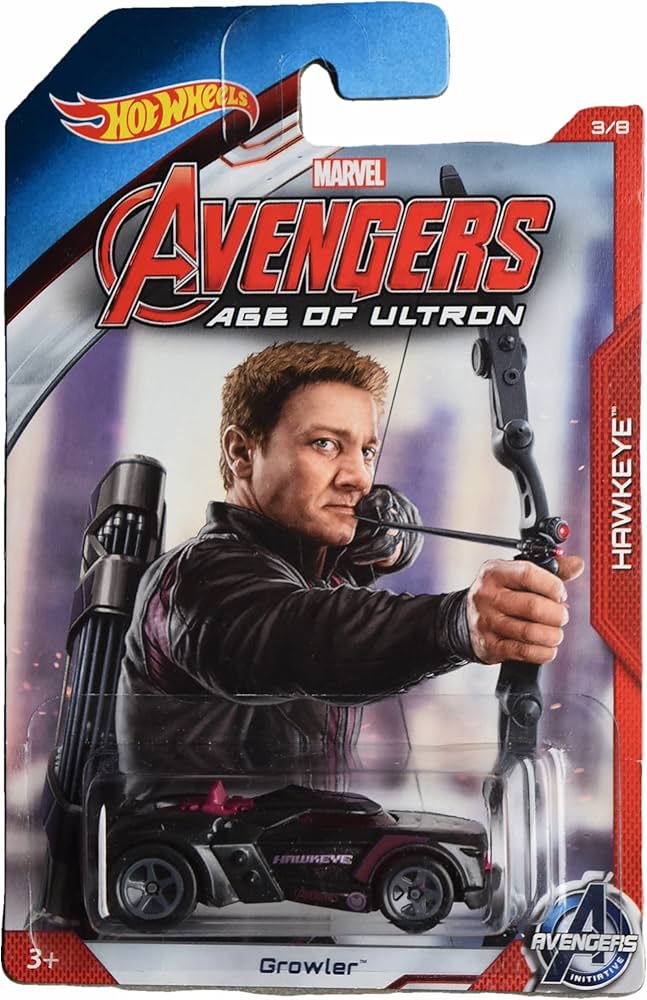 Amazon.com: Hot Wheels Growler, Avengers - Hawkeye : Toys & Games