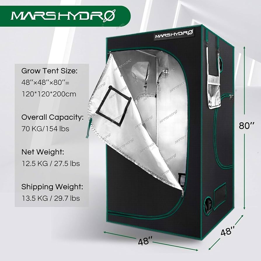 Amazon.co.jp: 【Mars Hydro】120×120×200 植物育成用 グロウ 水耕栽培