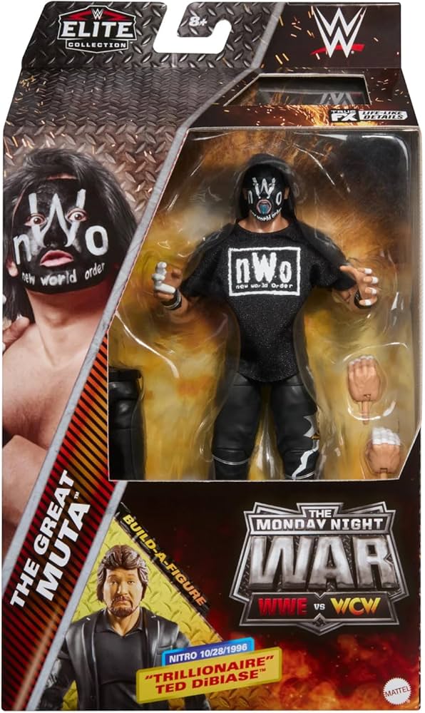 Amazon.com: WWE The Great Muta 2025 Mattel Elite Collection Monday