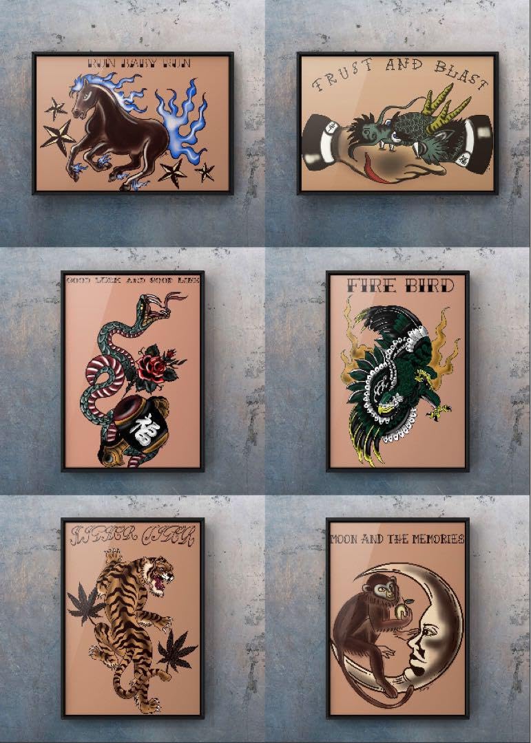 Amazon.co.jp: A4フレーム付きオリジナル アートポスター HORSE