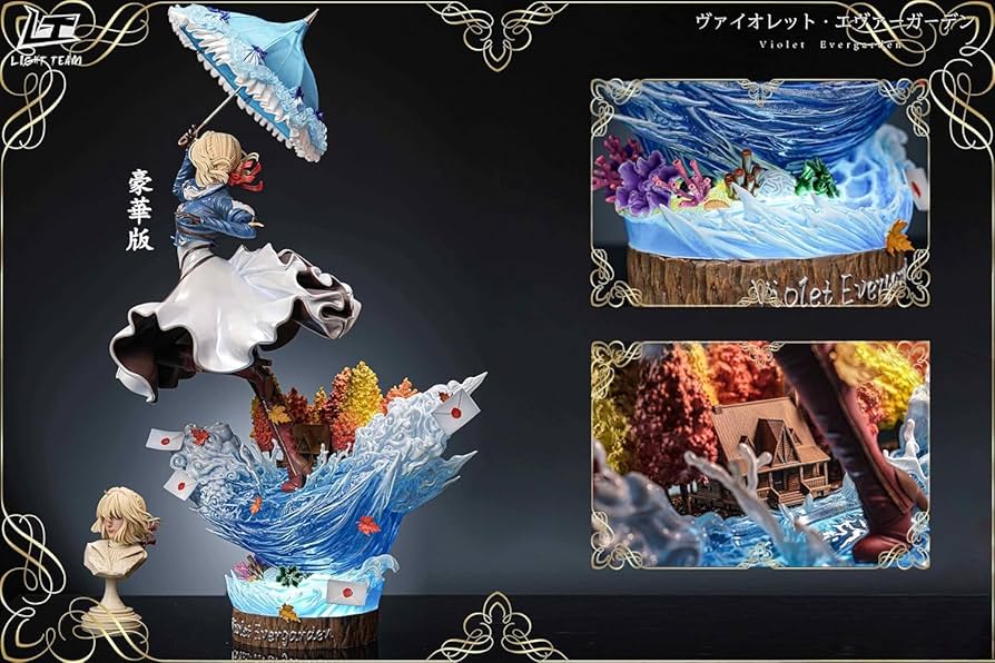 Amazon.co.jp: ヴァイオレット・エヴァーガーデン フィギュア 1/4