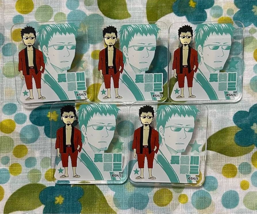 Amazon.co.jp: 銀魂 アクリルバッジ 大銀魂展 マダオ 長谷川泰三 : ホビー