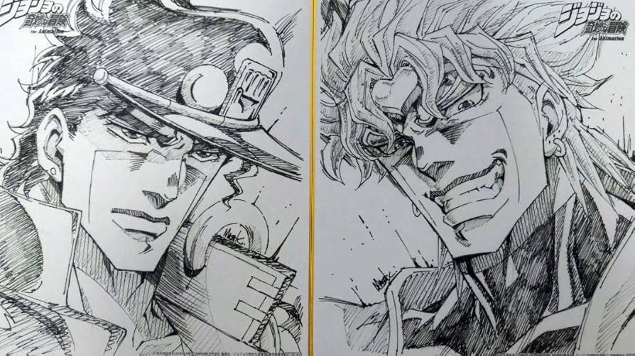 Amazon.co.jp: ジョジョの奇妙な冒険 空条承太郎 DIO 複製色紙 BOX