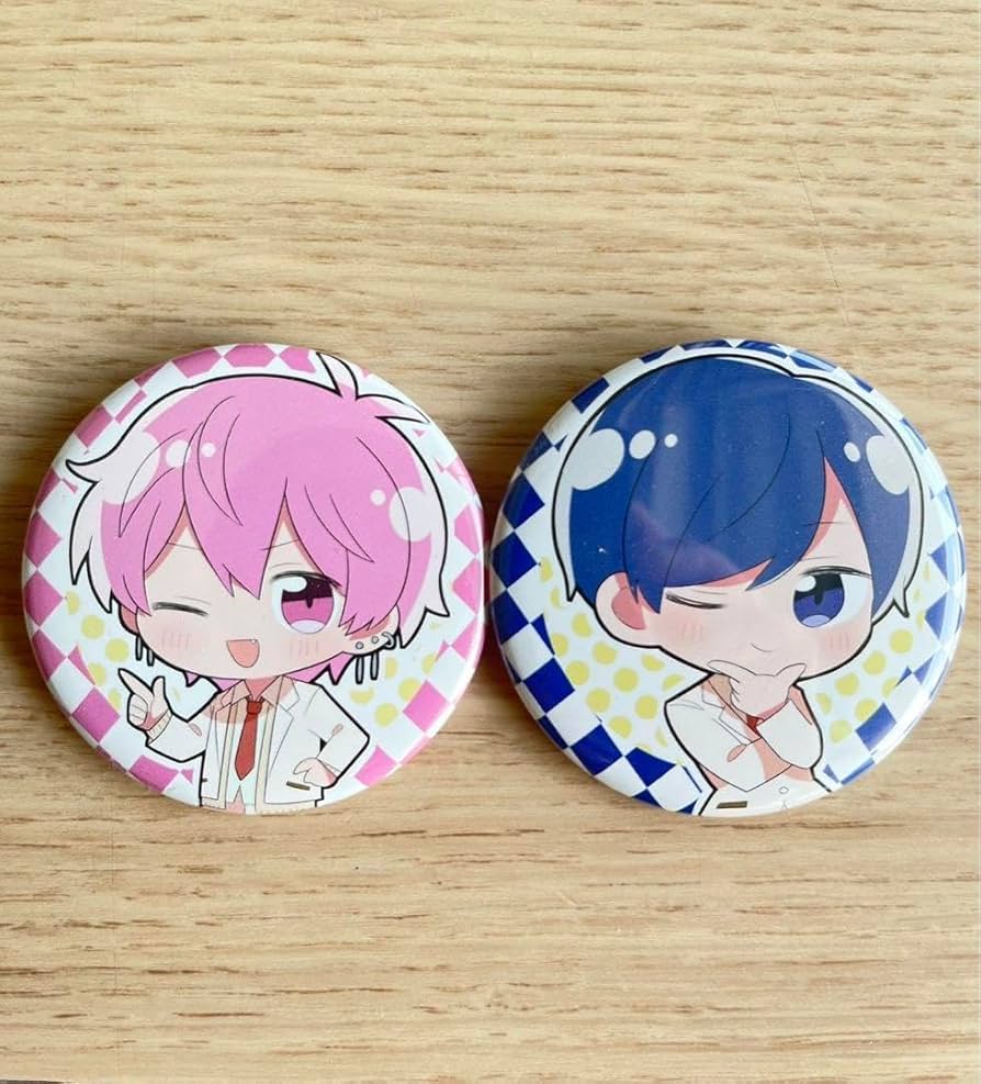Amazon.co.jp: いれいす缶バッジ 推しが見つかる3分ちょいミニキャラ