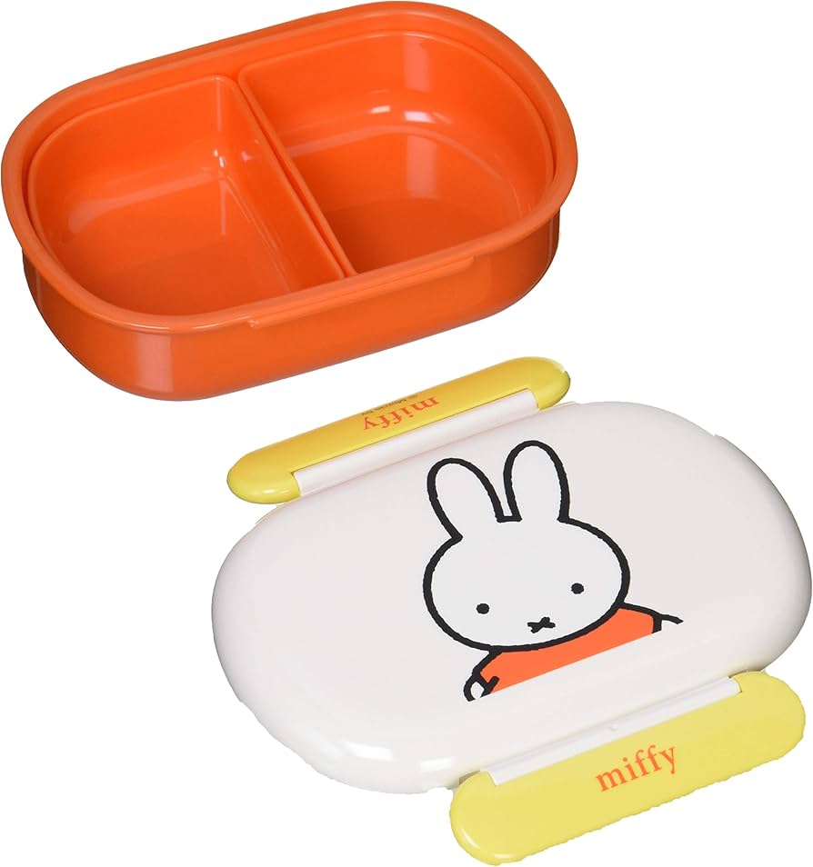 Amazon｜クツワ ミッフィー 密封一段オーバル弁当箱 270ml miffy