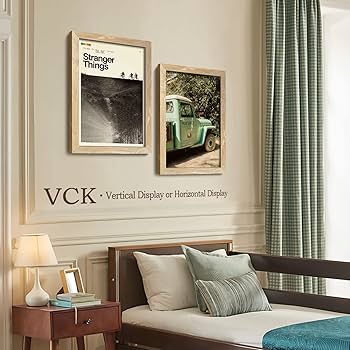 Amazon.com - VCK 12x18 Picture Frame 3 Pack, Natural Wood Solid