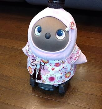 Amazon.co.jp: 909 ラボット服 LOVOT 端午の節句用着物(風神雷神柄紫色