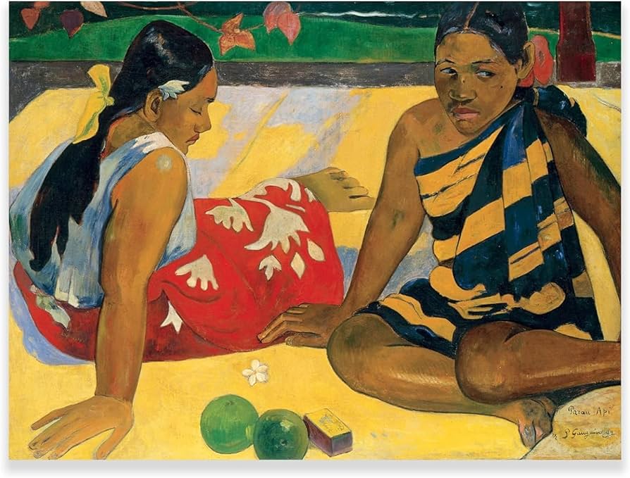 ポール・ゴーギャン、【愛の狂気】、希少な画集画・マット紙 ポール