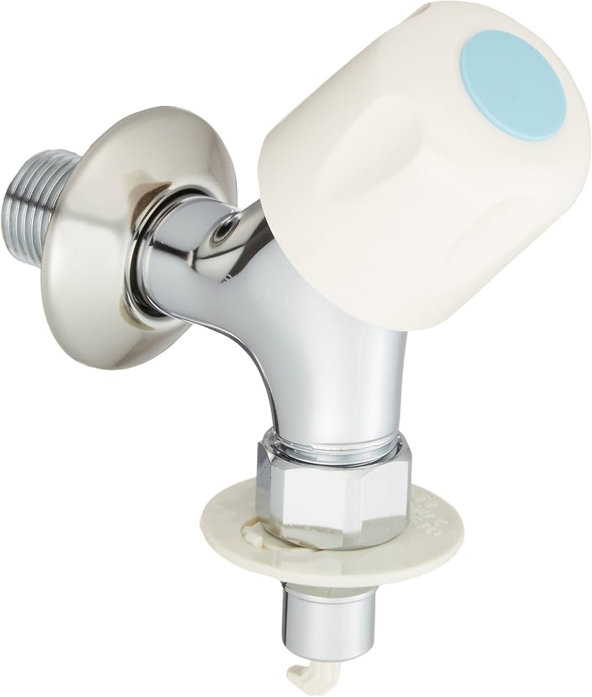 Amazon.co.jp: SANEI(サンエイ) 洗濯機用水栓 送り座付き 給水ホース