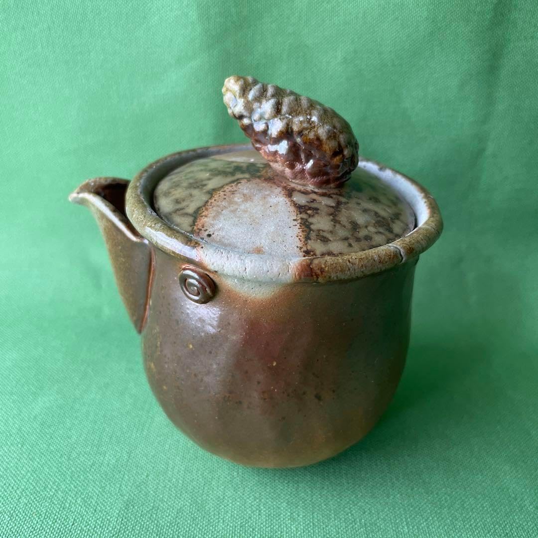 備前焼 手びねり 宝瓶 竹摘み さんぎり③ 【公式通販】