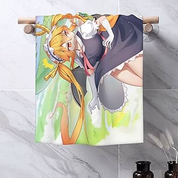 Amazon｜小林さんちのメイドラゴン タオル フェイスタオル スポーツ