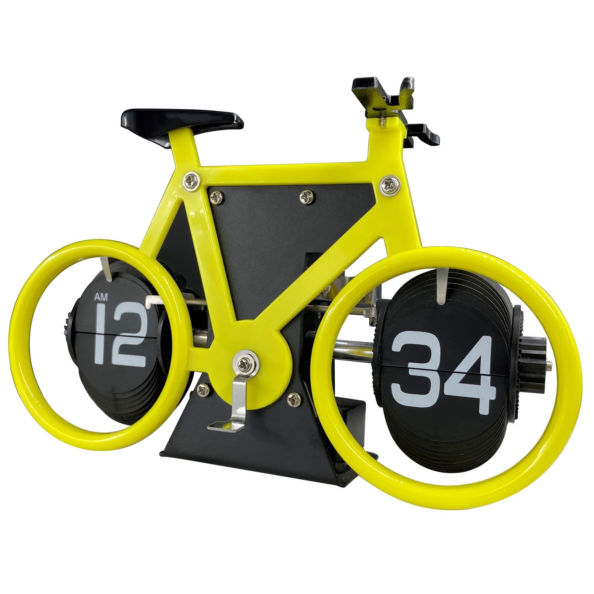 Amazon.co.jp: YRO 置き時計 フリップクロック 自転車 おしゃれ レトロ