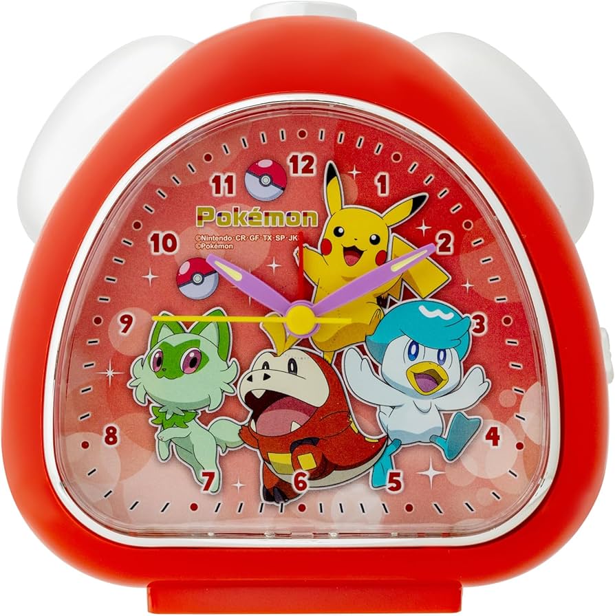 Amazon.co.jp: ティーズファクトリー 目覚まし時計 ポケットモンスター