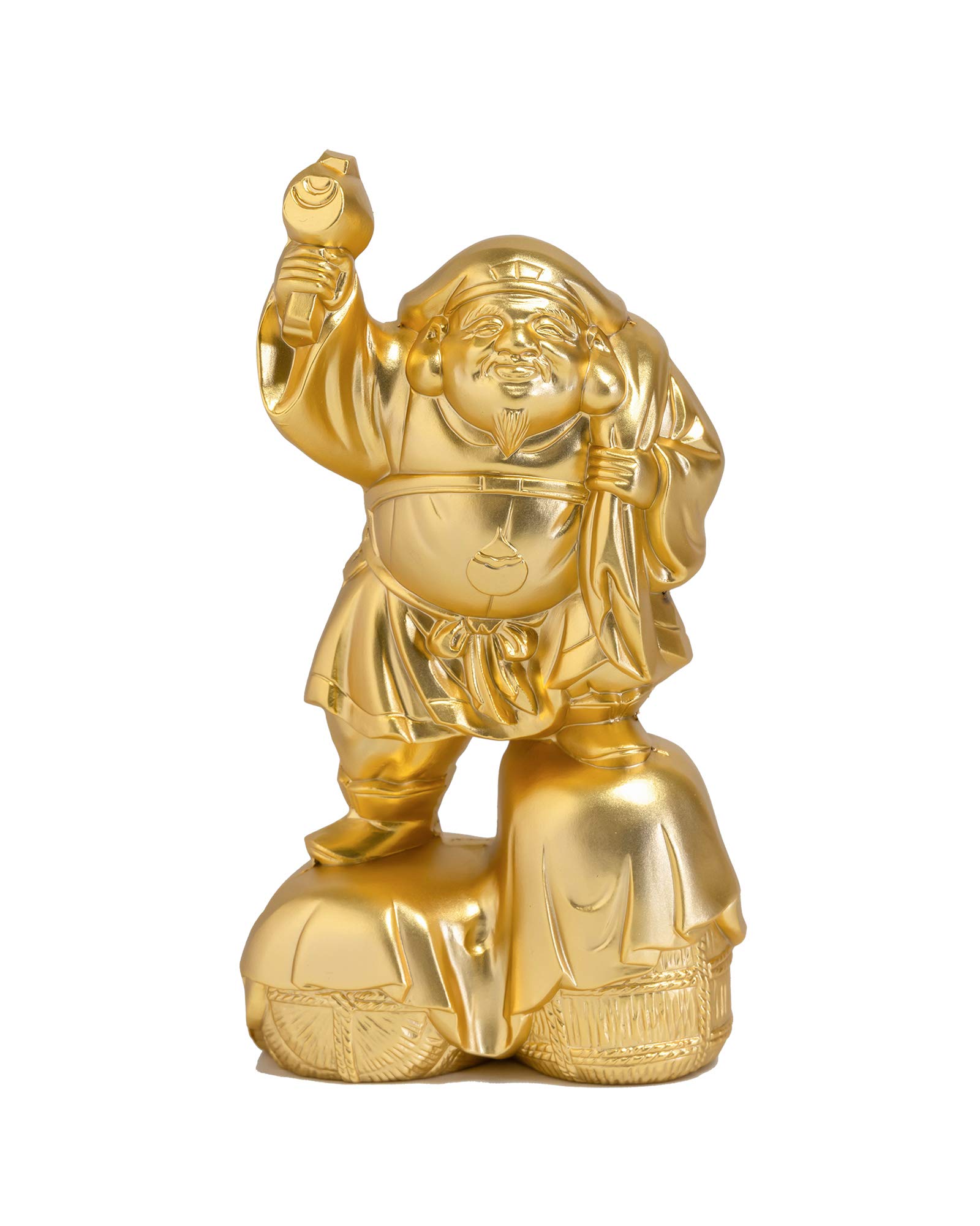 Amazon｜開運七福神 大黒天 （金メッキ/24金）仏師：牧田秀雲 原型＿