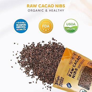 Amazon.com : Yogi Super Foods Organic Raw Cacao Nibs, Unsweetened
