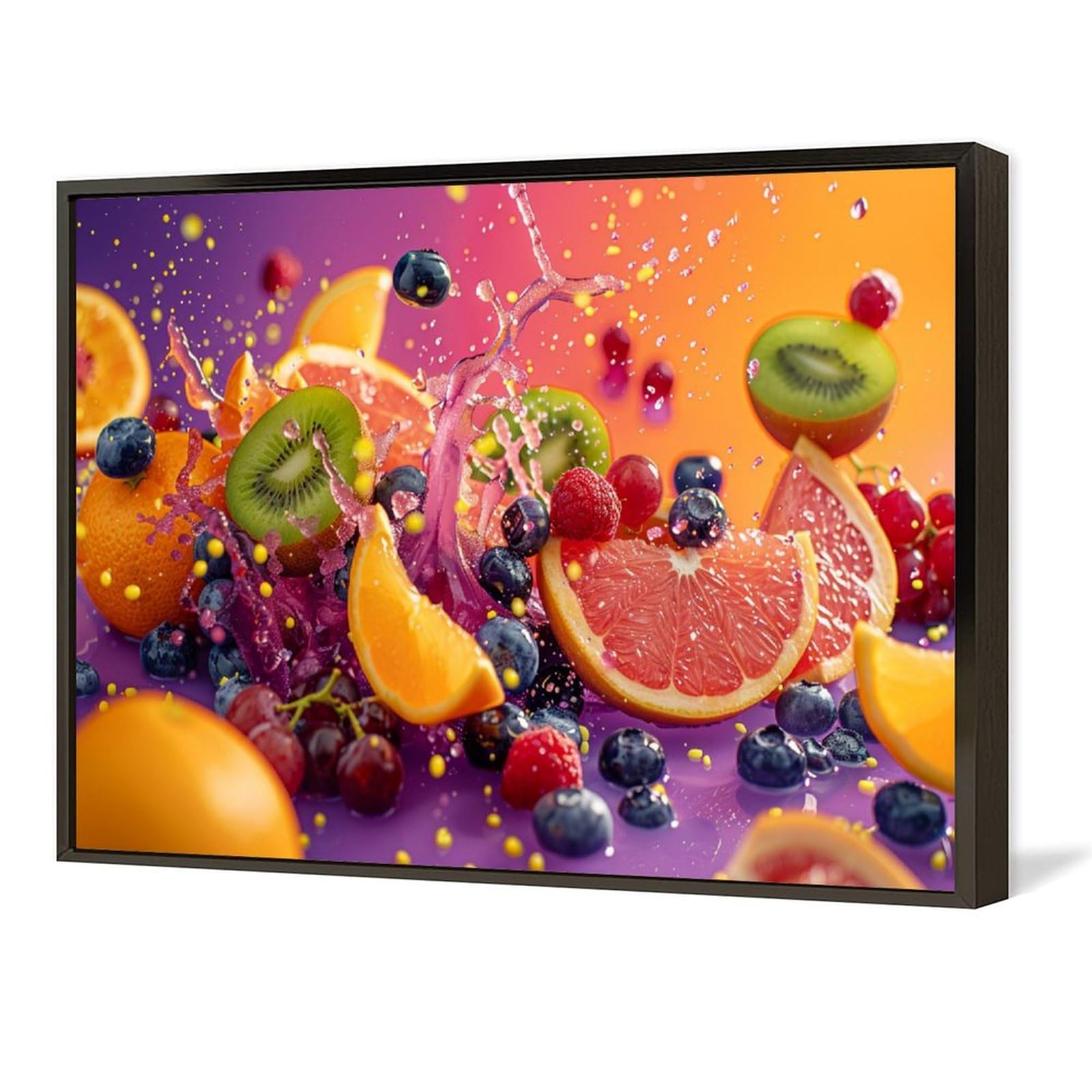 Amazon.co.jp: 絵画 カラフルな果物 アートパネル ポスター フルーツ