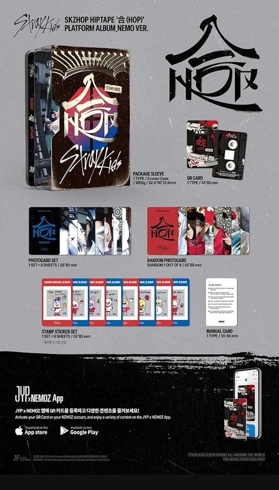 Amazon.co.jp: ストレイキッズ Stray Kids Skzhop Hiptape 合 Hop