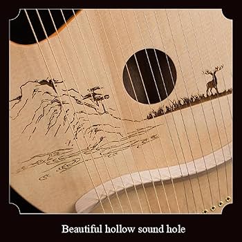 Amazon.co.jp: KKRAUS 10弦 ライアーハープ 簡単に学べる ポータブル