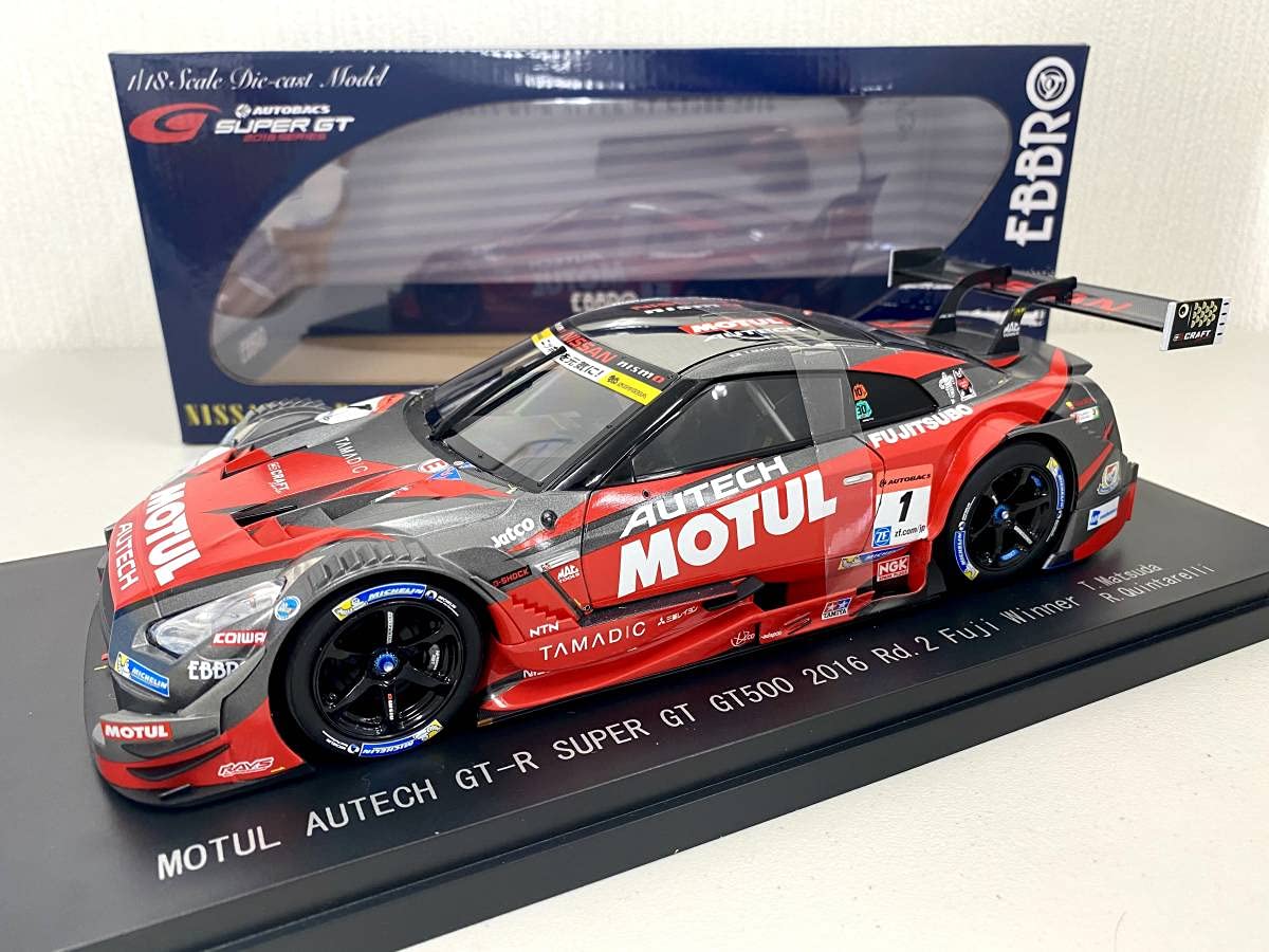 エブロ 1⁄18 Nissan GT-R Nismo Motul Autech MOTUL AUTECH GT-R 1⁄